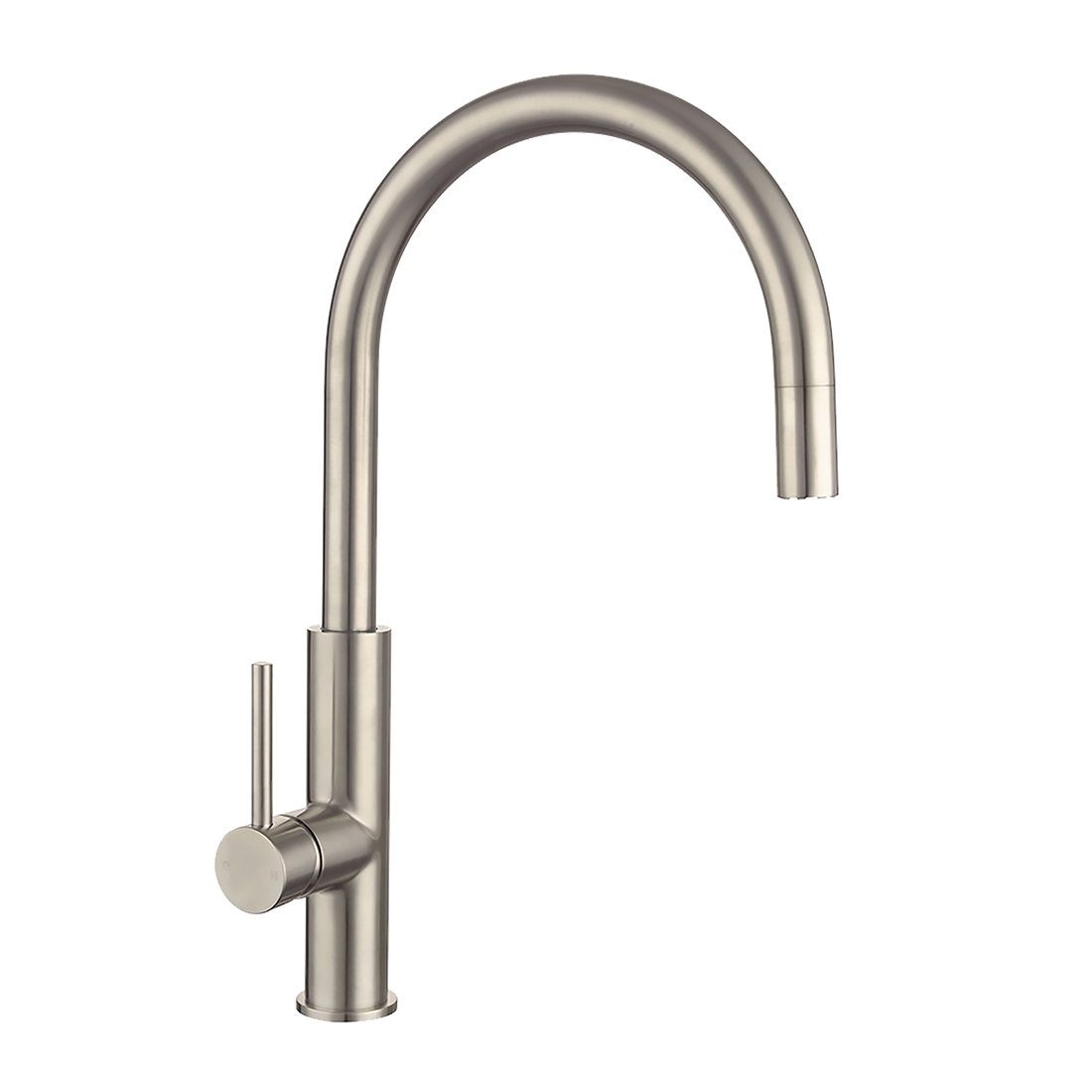 Kuchena Sink Mixer Gooseneck Brushed Nickel PlaceMakers NZ